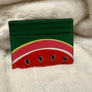 NWT Watermelon Small Slim Card Holder